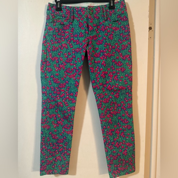 New Lilly Pulitzer Worth Skinny Mini Jeans - Picture 3 of 15